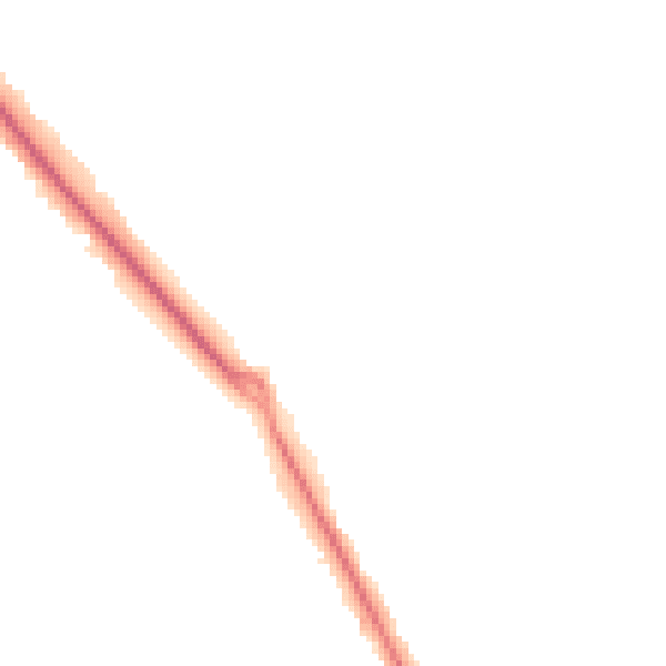 Night-time road noise heatmap for HP22 5WU