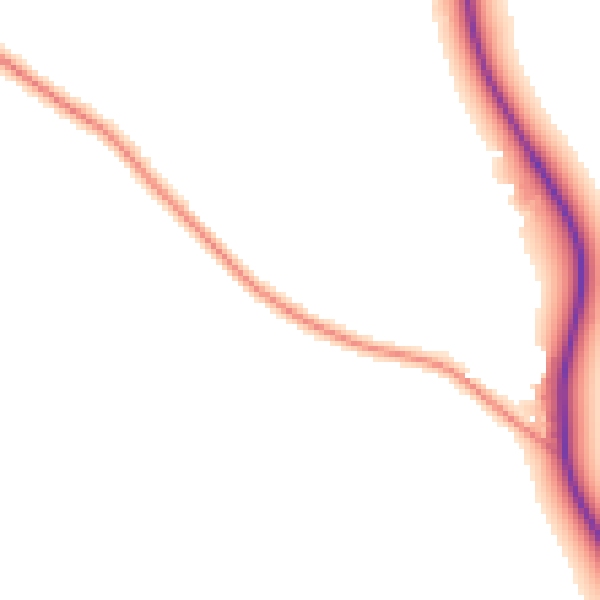 Daytime road noise heatmap for HP22 5YB