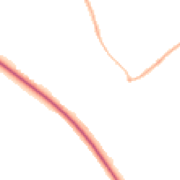 Night-time road noise heatmap for HP22 6BP