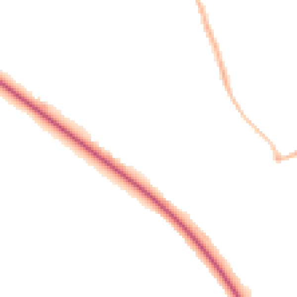 Night-time road noise heatmap for HP22 6BX