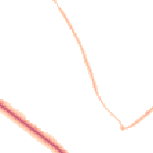 Night-time road noise heatmap for HP22 6DF