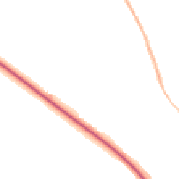 Night-time road noise heatmap for HP22 6DH