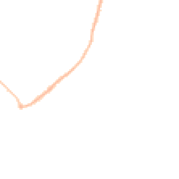 Night-time road noise heatmap for HP22 6JA