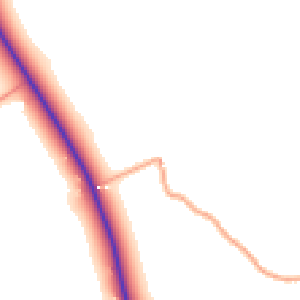 Daytime road noise heatmap for HP22 6PY