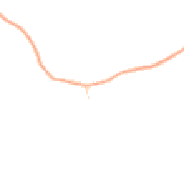 Daytime road noise heatmap for HP22 6QJ