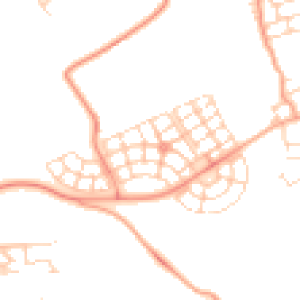 Daytime road noise heatmap for HP22 7AG