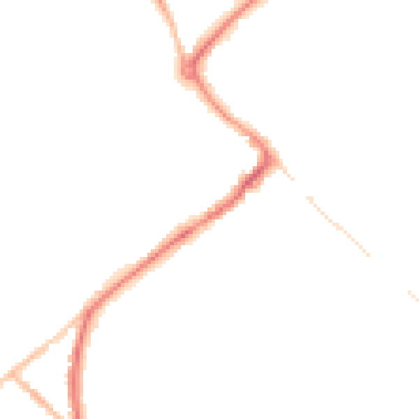 Night-time road noise heatmap for HP27 0AA