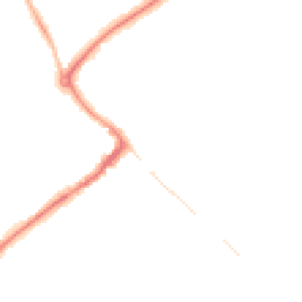Night-time road noise heatmap for HP27 0BE