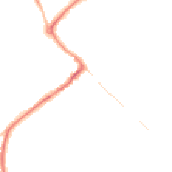 Night-time road noise heatmap for HP27 0BG