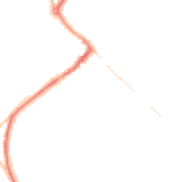 Night-time road noise heatmap for HP27 0BH