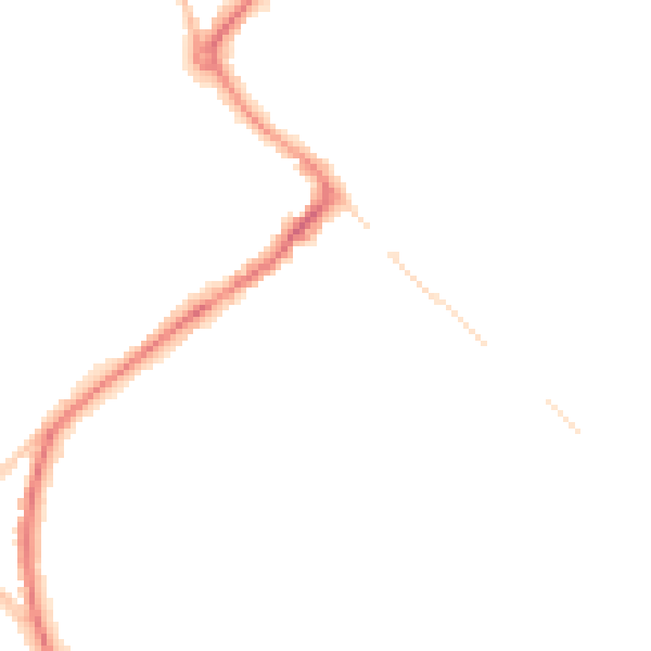 Night-time road noise heatmap for HP27 0BQ