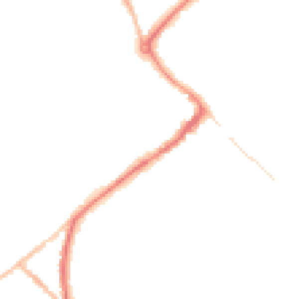 Night-time road noise heatmap for HP27 0BY