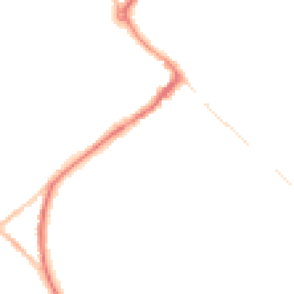 Night-time road noise heatmap for HP27 0DD