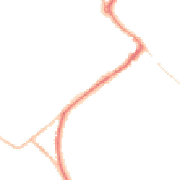 Night-time road noise heatmap for HP27 0DH