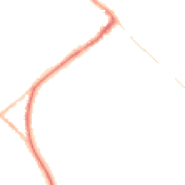 Night-time road noise heatmap for HP27 0DP