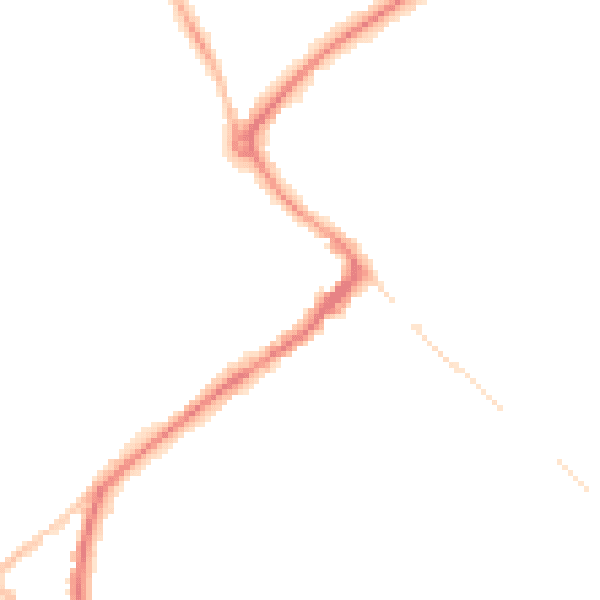 Night-time road noise heatmap for HP27 0EH