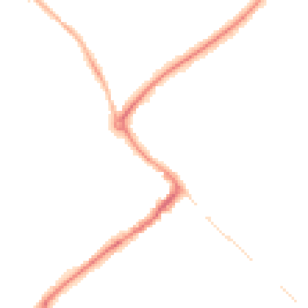 Night-time road noise heatmap for HP27 0JN