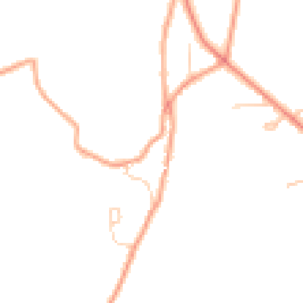 Daytime road noise heatmap for HP27 0PB