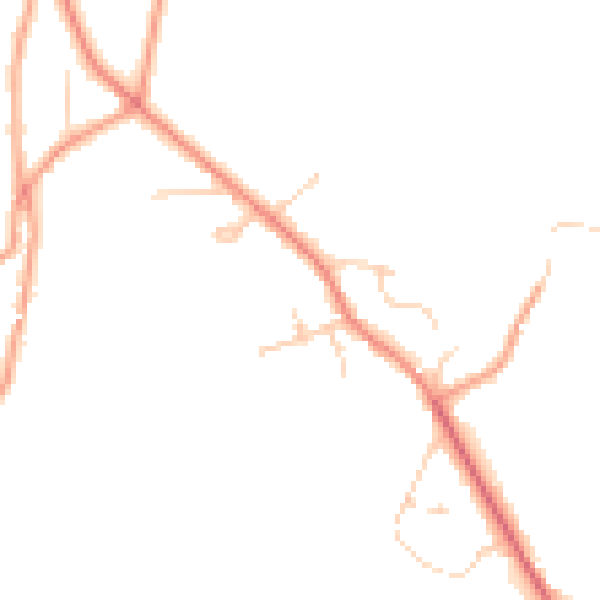 Daytime road noise heatmap for HP27 0QF
