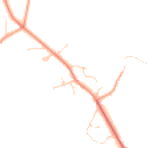 Daytime road noise heatmap for HP27 0QN