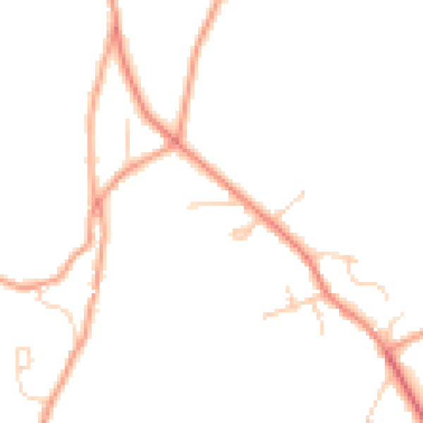 Daytime road noise heatmap for HP27 0QQ