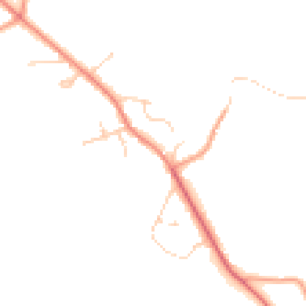 Daytime road noise heatmap for HP27 0QU