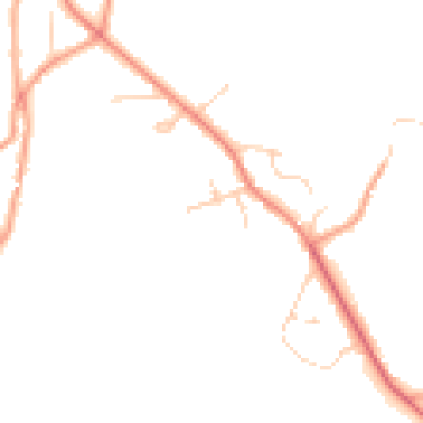 Daytime road noise heatmap for HP27 0QW