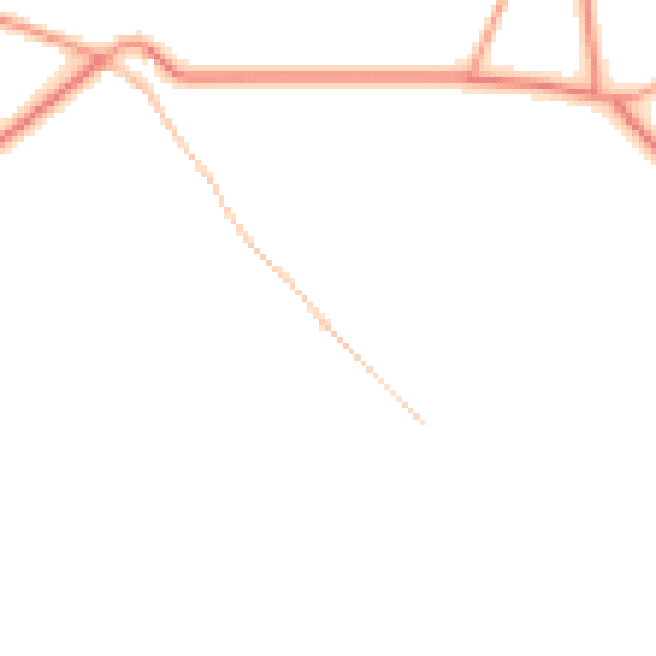 Daytime road noise heatmap for HP27 0RN