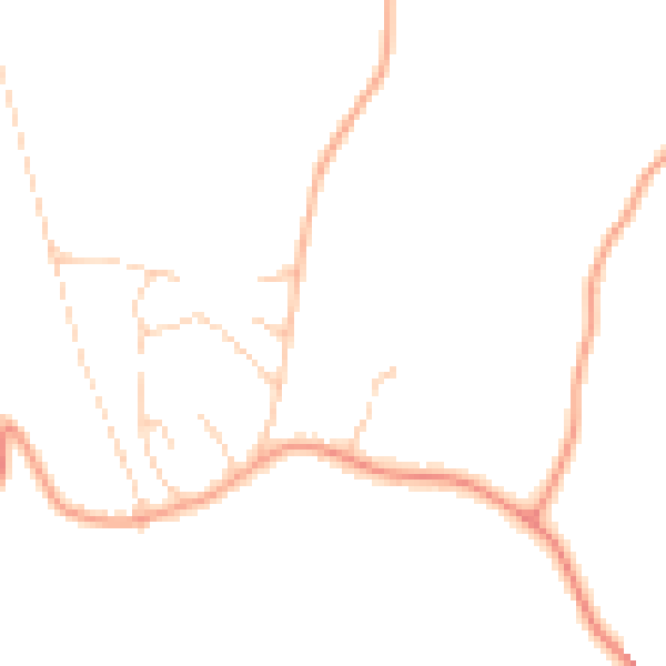 Daytime road noise heatmap for HP27 0RY