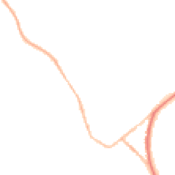 Night-time road noise heatmap for HP27 9BA
