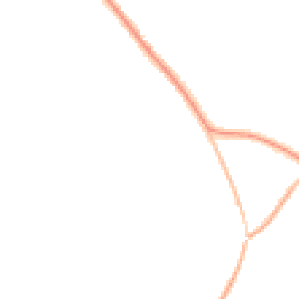 Night-time road noise heatmap for HP27 9FE