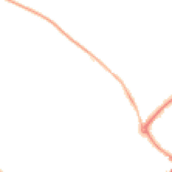 Night-time road noise heatmap for HP27 9FL