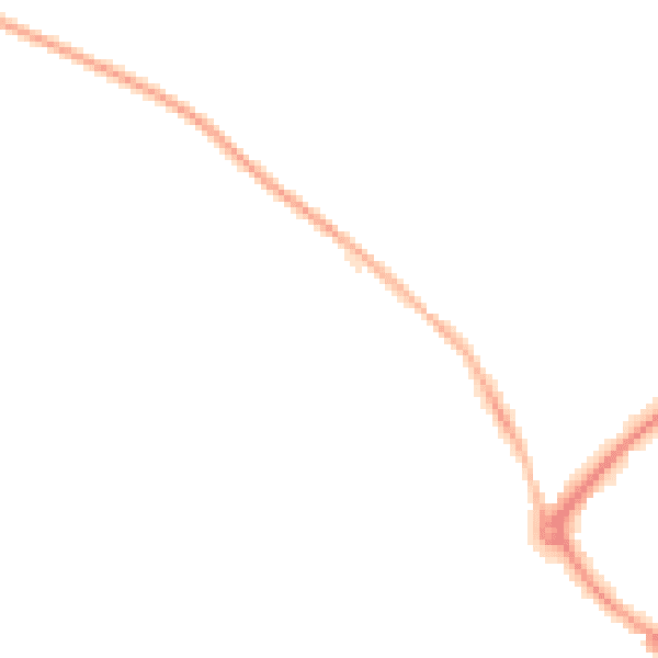 Night-time road noise heatmap for HP27 9FP