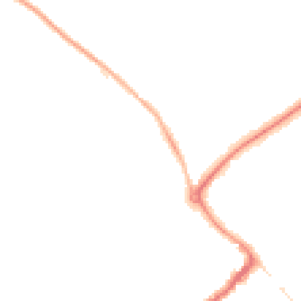 Night-time road noise heatmap for HP27 9HH