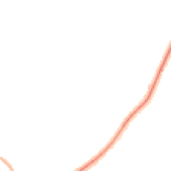 Night-time road noise heatmap for HP27 9LB