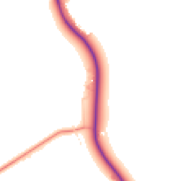Daytime road noise heatmap for HP27 9NS