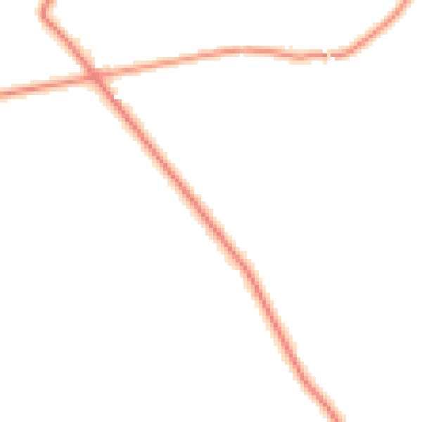 Daytime road noise heatmap for HP27 9NX