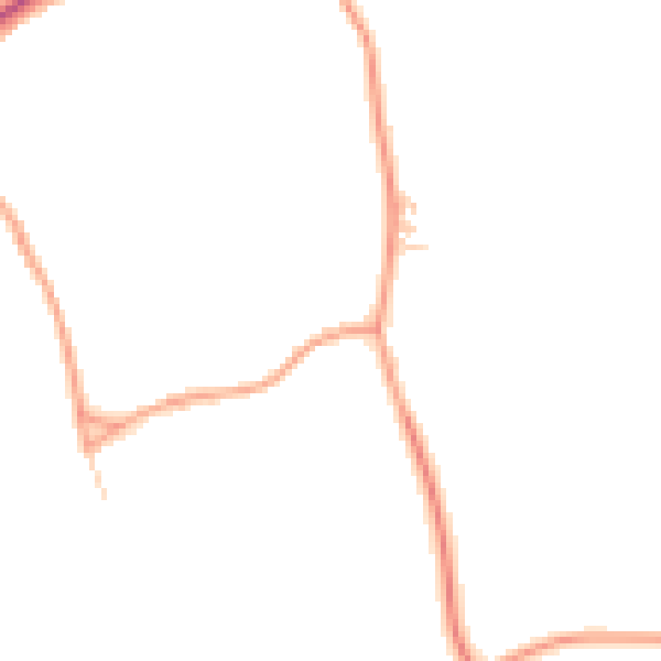 Daytime road noise heatmap for HP27 9PB