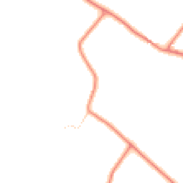 Daytime road noise heatmap for HP27 9RH