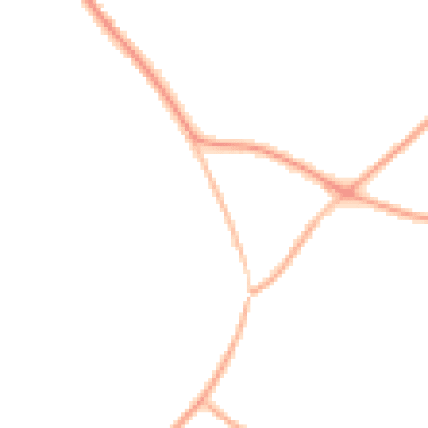Night-time road noise heatmap for HP27 9SD