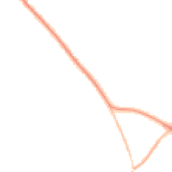 Night-time road noise heatmap for HP27 9SG