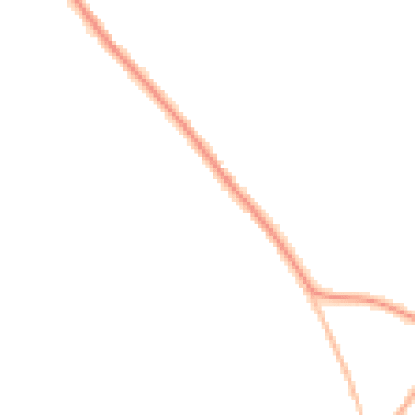 Night-time road noise heatmap for HP27 9SL
