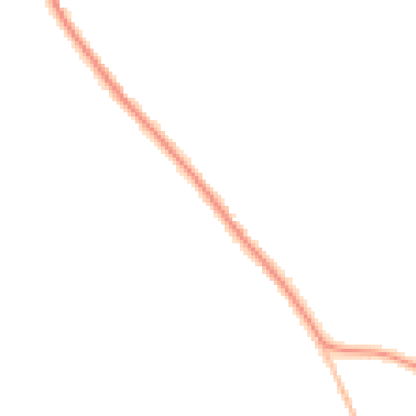 Night-time road noise heatmap for HP27 9SN
