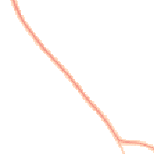 Night-time road noise heatmap for HP27 9SP