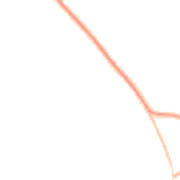 Night-time road noise heatmap for HP27 9TE