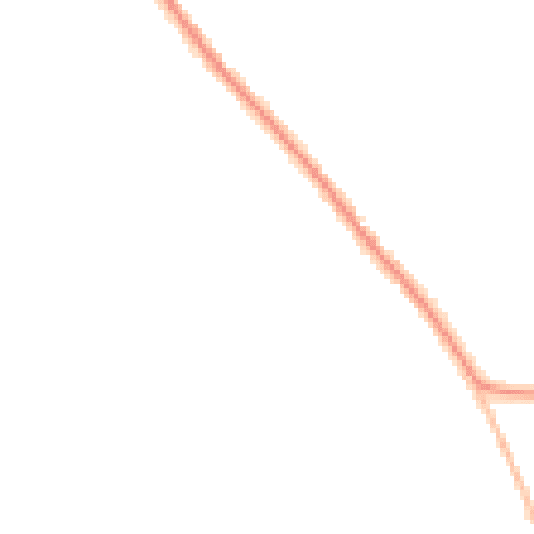 Night-time road noise heatmap for HP27 9TR