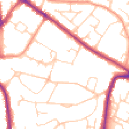 Daytime road noise heatmap for HP6 5AA