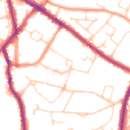 Daytime road noise heatmap for HP6 5AD