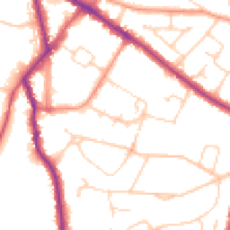 Daytime road noise heatmap for HP6 5AQ