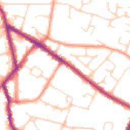 Daytime road noise heatmap for HP6 5AR